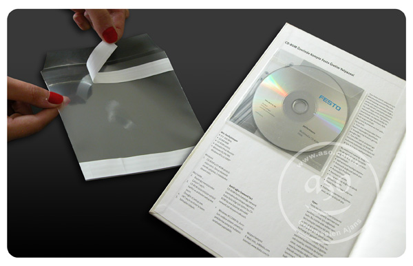 CD Sleeve 100 micron cpp material self adhesive