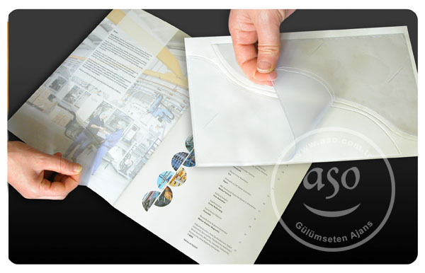 Self adhesive (Sticker) file folder pocket. Left or right hand. File folder pocket, sticker, clear